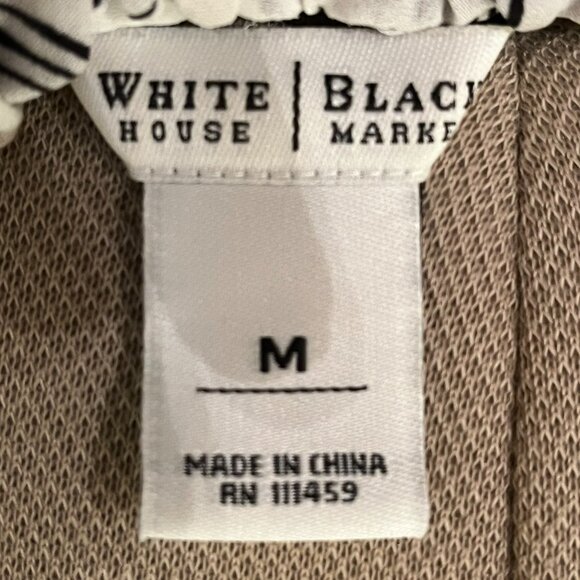 WHBM Floral Silk Top with Ruffle Neckline - Picture 6 of 6